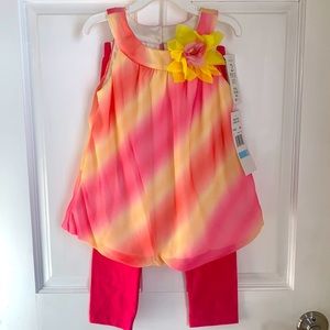 NWT Rare Editions 2 piece set, size 5.